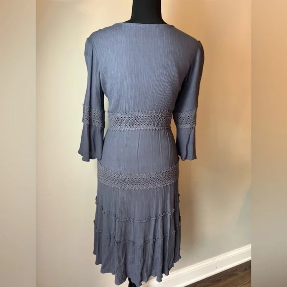 Solitaire Charcoal Long Sleeve Dress - Picture 3 of 12